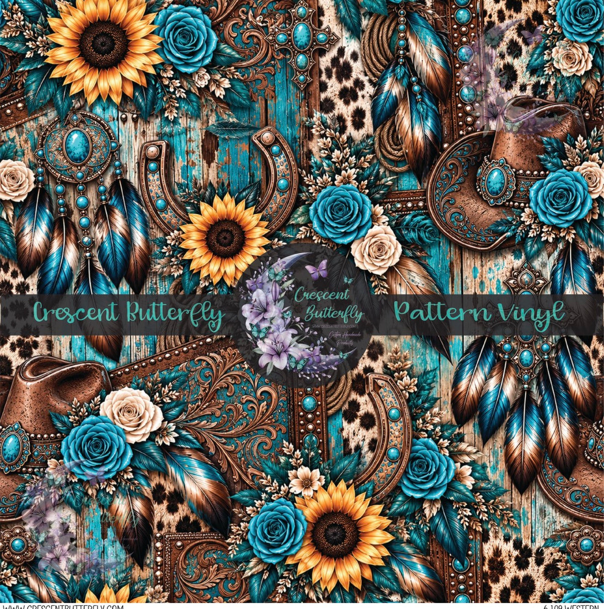 6-109-Western Printed Vinyl Sheet/Wrap