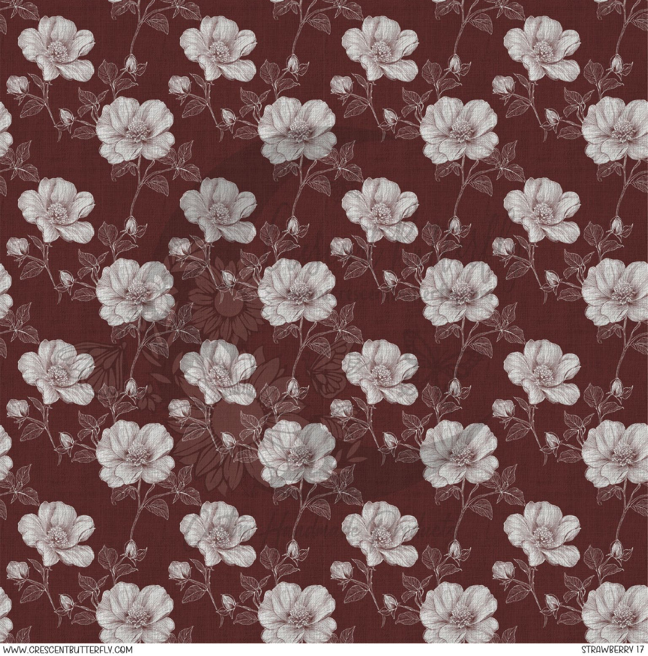 Strawberry 17 Printed Vinyl Sheet/Wrap