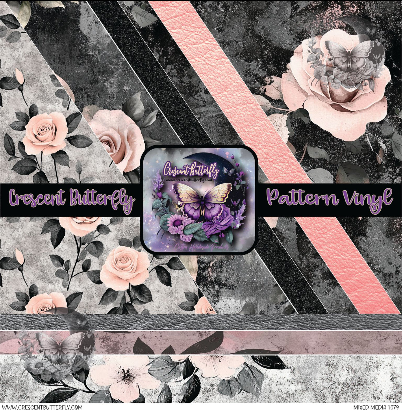 Mixed Media 1079 Printed Vinyl Sheet/Wrap