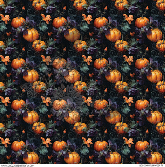 Rococo Halloween 18 Printed Vinyl Sheet/Wrap