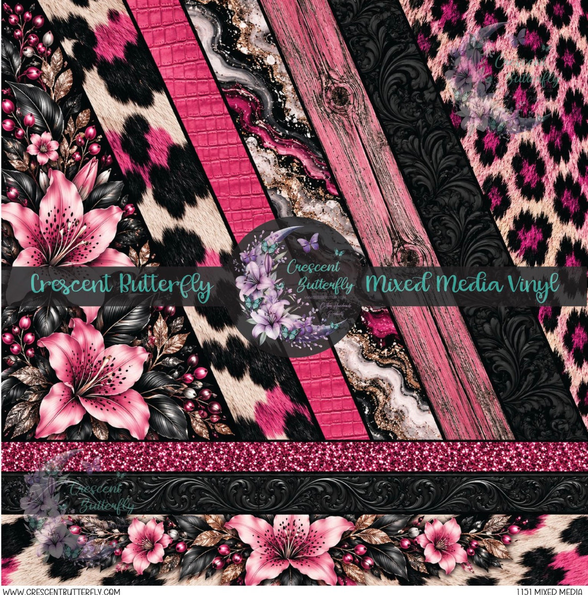 1151 Mixed Media Printed Vinyl Sheet/Wrap