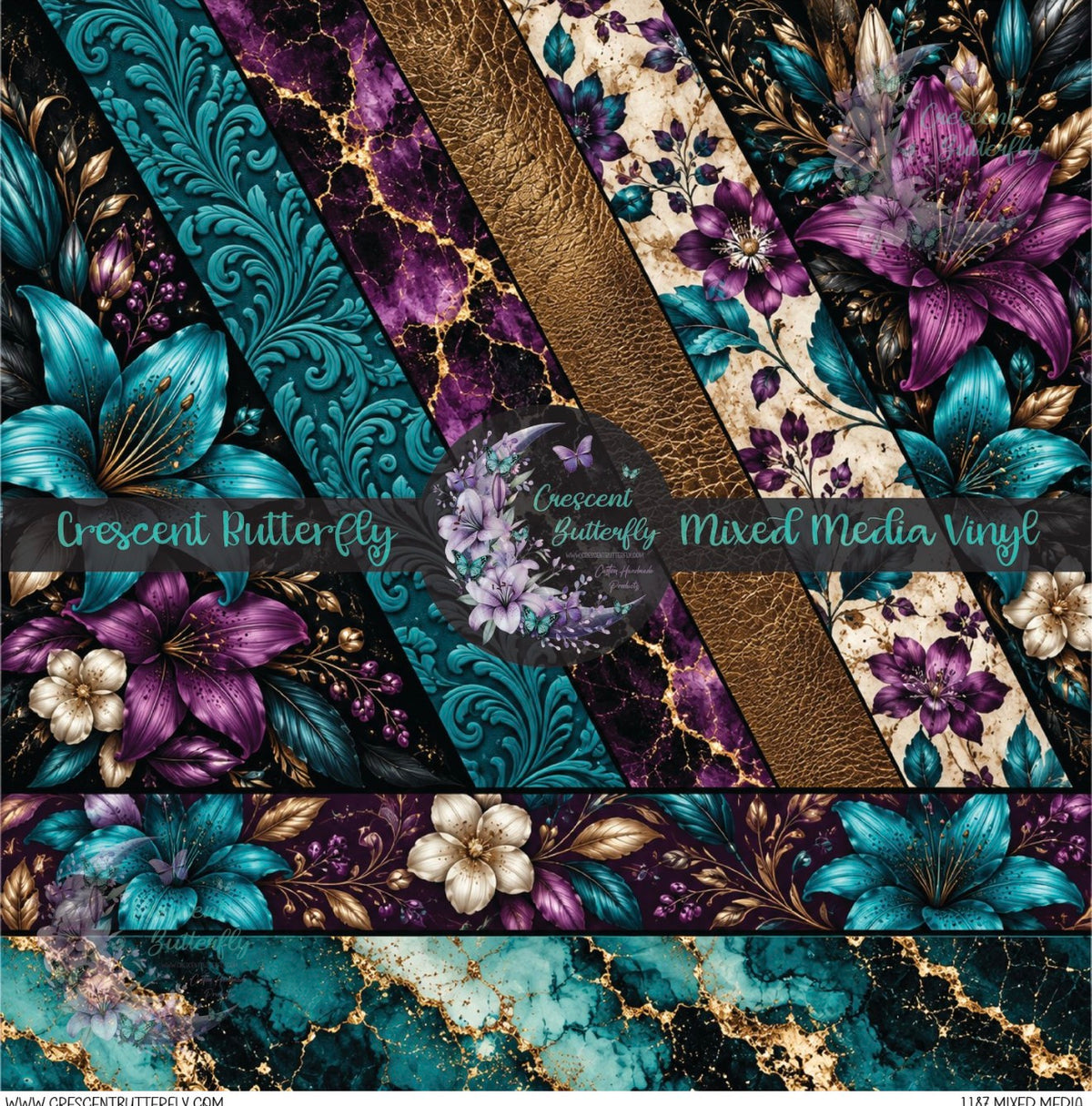 1187 Mixed Media Printed Vinyl Sheet/Wrap