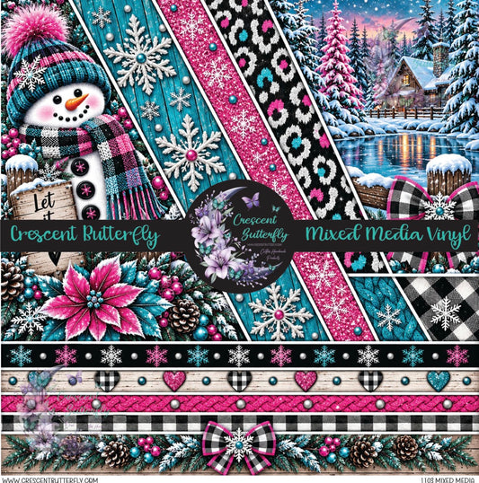 1103 Mixed Media Printed Vinyl Sheet/Wrap