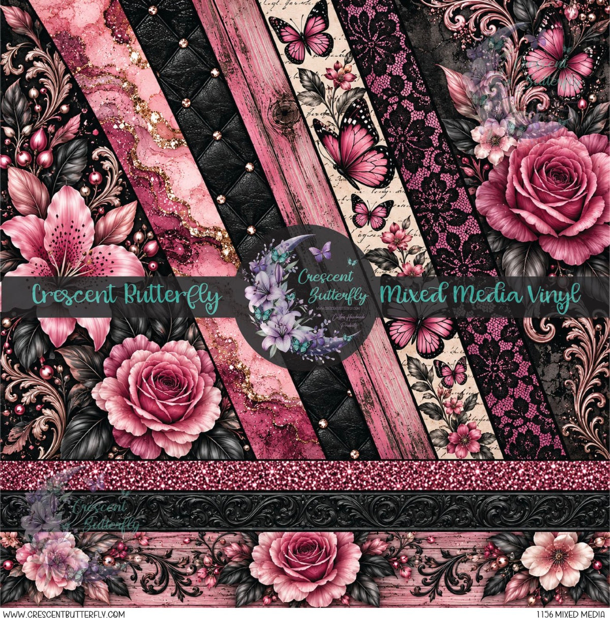 1156 Mixed Media Printed Vinyl Sheet/Wrap