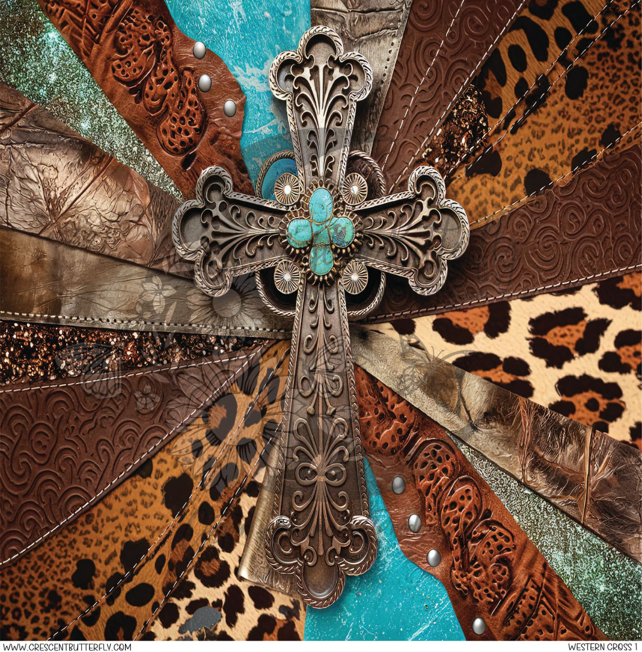 Western Cross 1 Printed Vinyl Sheet/Wrap