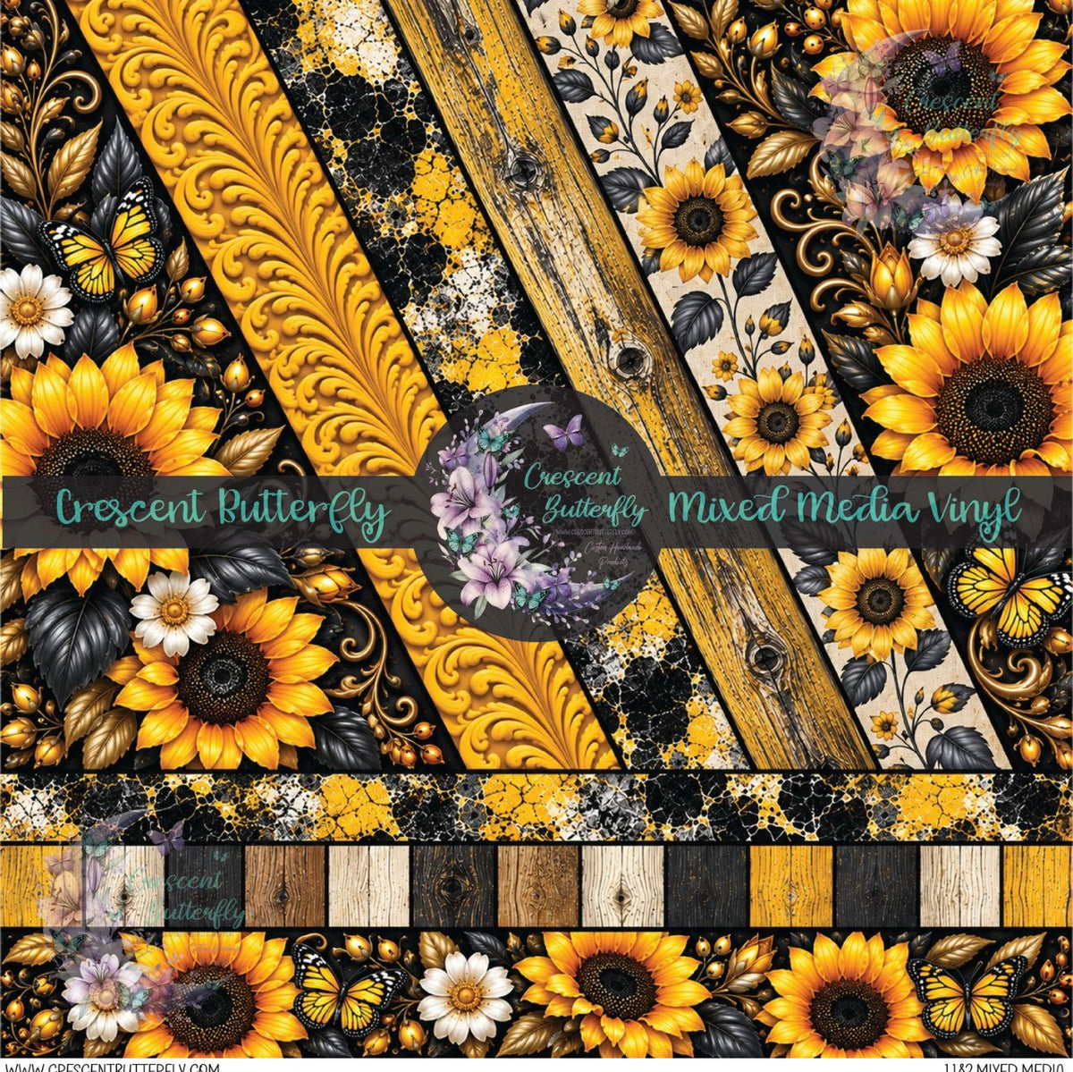 1182 Mixed Media Printed Vinyl Sheet/Wrap