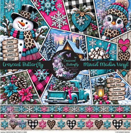 1105 Mixed Media Printed Vinyl Sheet/Wrap