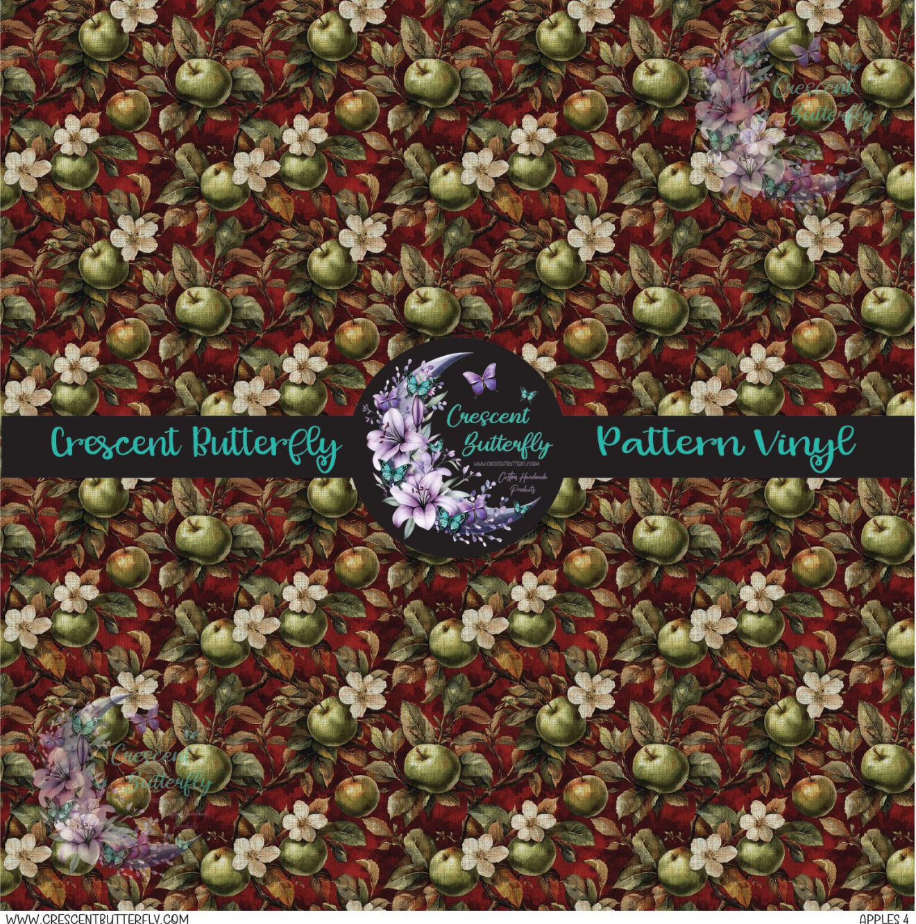 Apples 4 Printed Vinyl Sheet/Wrap