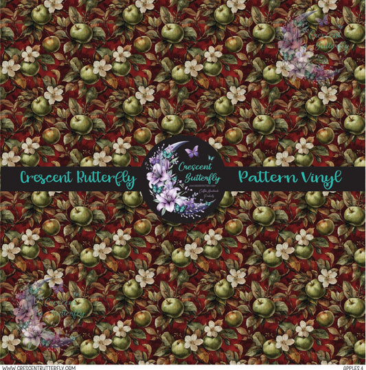 Apples 4 Printed Vinyl Sheet/Wrap