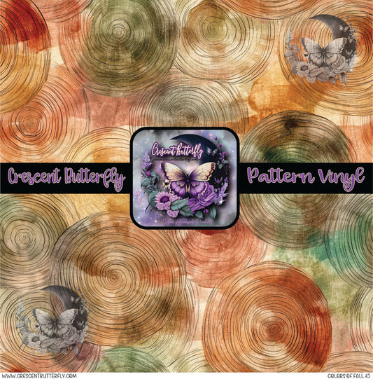 Colors Of Fall 45 Printed Vinyl Sheet/Wrap