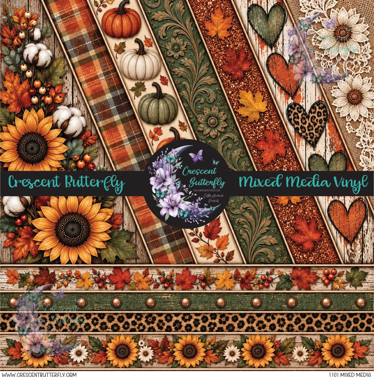 1101 Mixed Media Printed Vinyl Sheet/Wrap