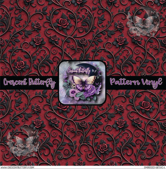 Embossed Gothic 4 Printed Vinyl Sheet/Wrap