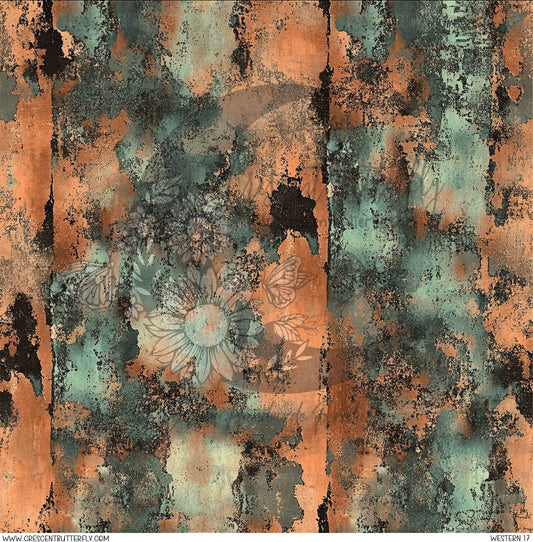 Western 17 Printed Vinyl Sheet/Wrap