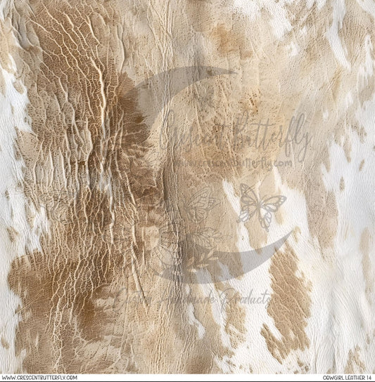 Cowgirl Leather 14 Printed Vinyl Sheet/Wrap