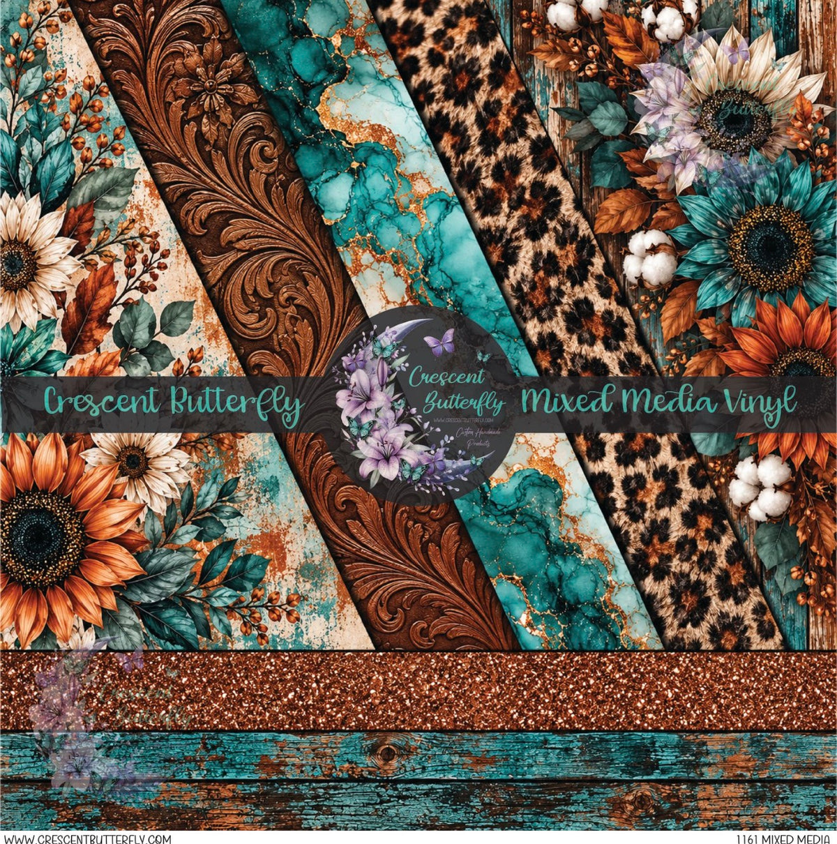 1161 Mixed Media Printed Vinyl Sheet/Wrap