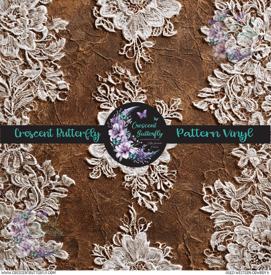 Aged Western Cowboy 6 Printed Vinyl Sheet/Wrap