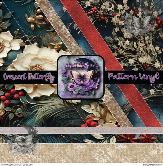 Mixed Media 1054 Printed Vinyl Sheet/Wrap