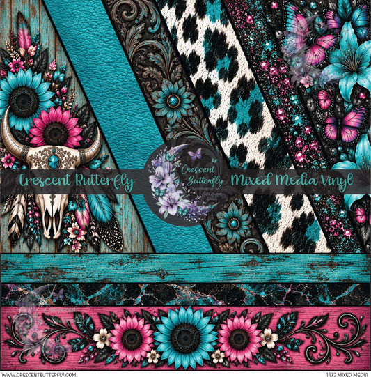 1172 Mixed Media Printed Vinyl Sheet/Wrap