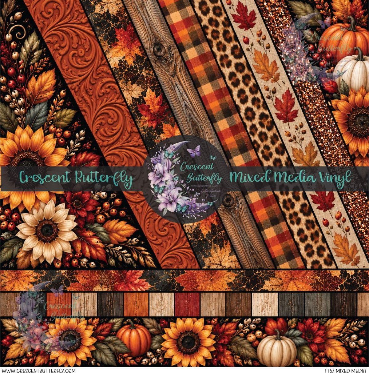 1167 Mixed Media Printed Vinyl Sheet/Wrap