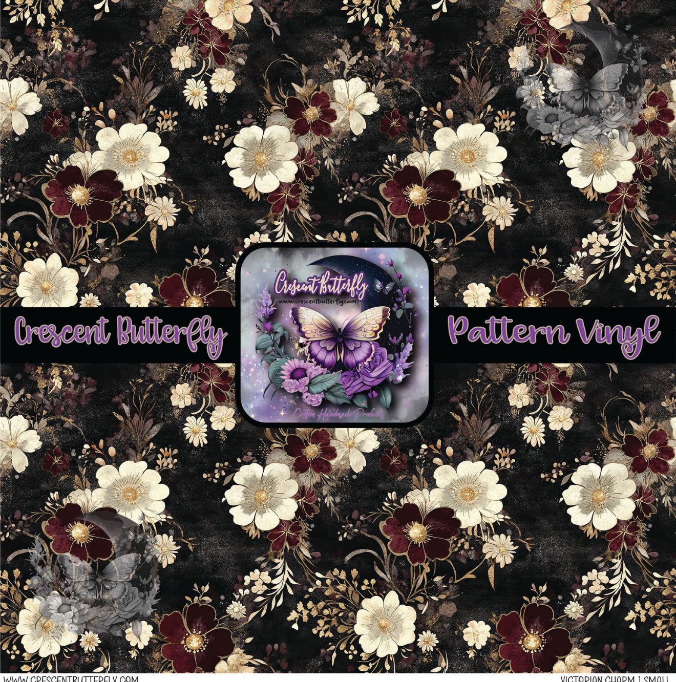 Victorian Charm 1 Small Printed Vinyl Sheet/Wrap