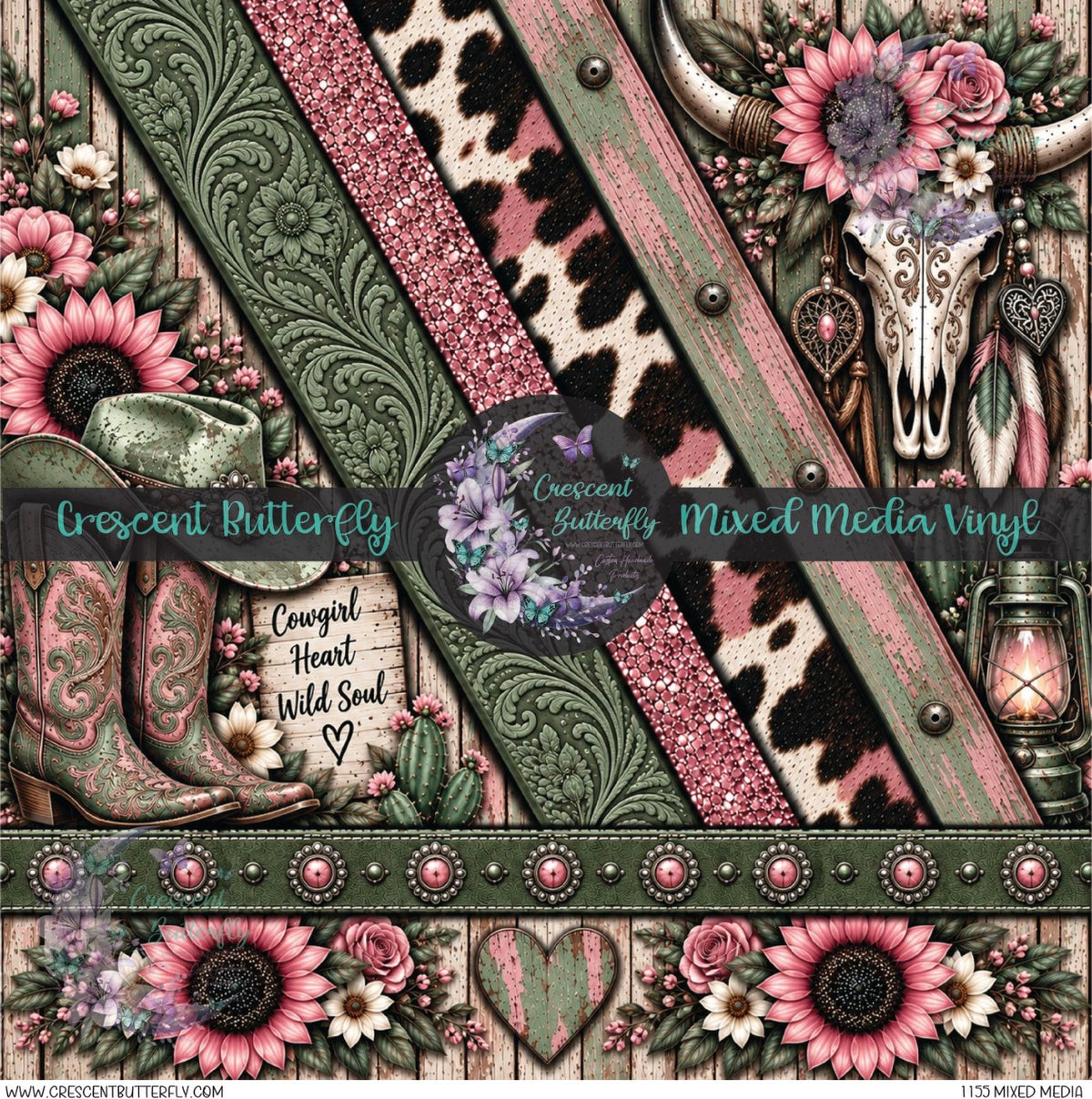 1155 Mixed Media Printed Vinyl Sheet/Wrap