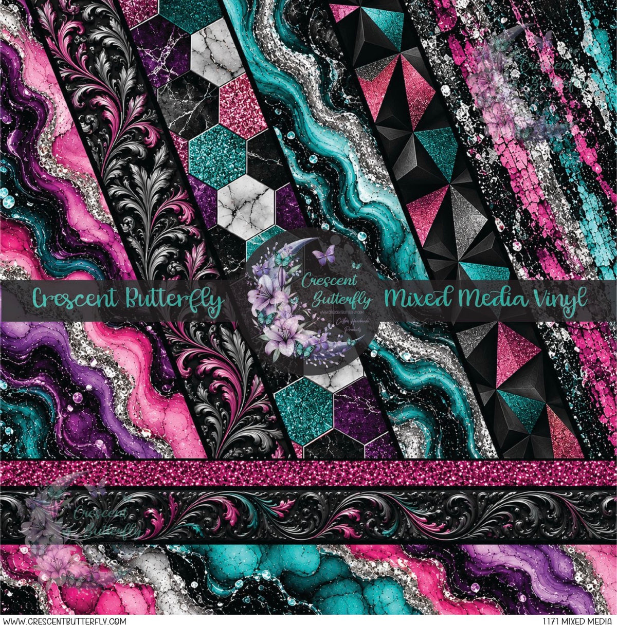 1171 Mixed Media Printed Vinyl Sheet/Wrap