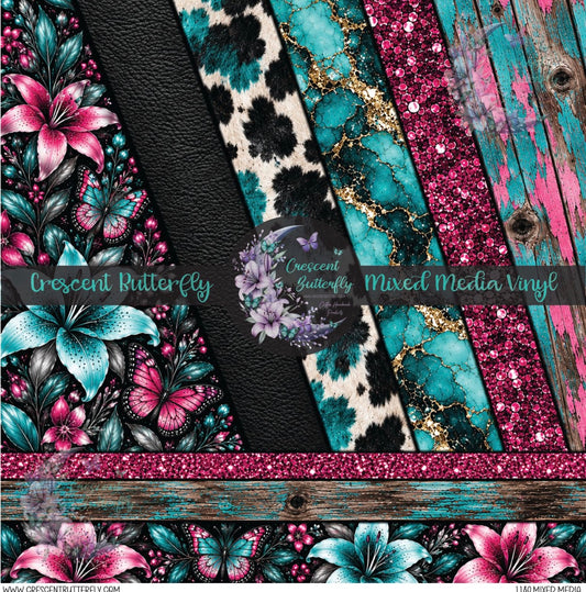 1180 Mixed Media Printed Vinyl Sheet/Wrap