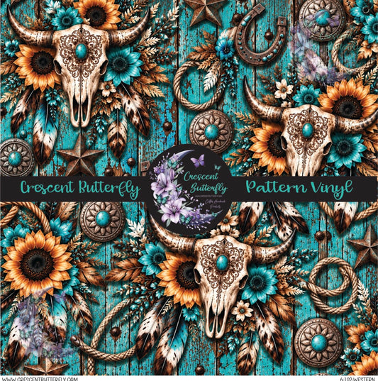6-102-Western Printed Vinyl Sheet/Wrap