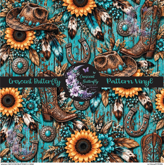 6-104-Western Printed Vinyl Sheet/Wrap