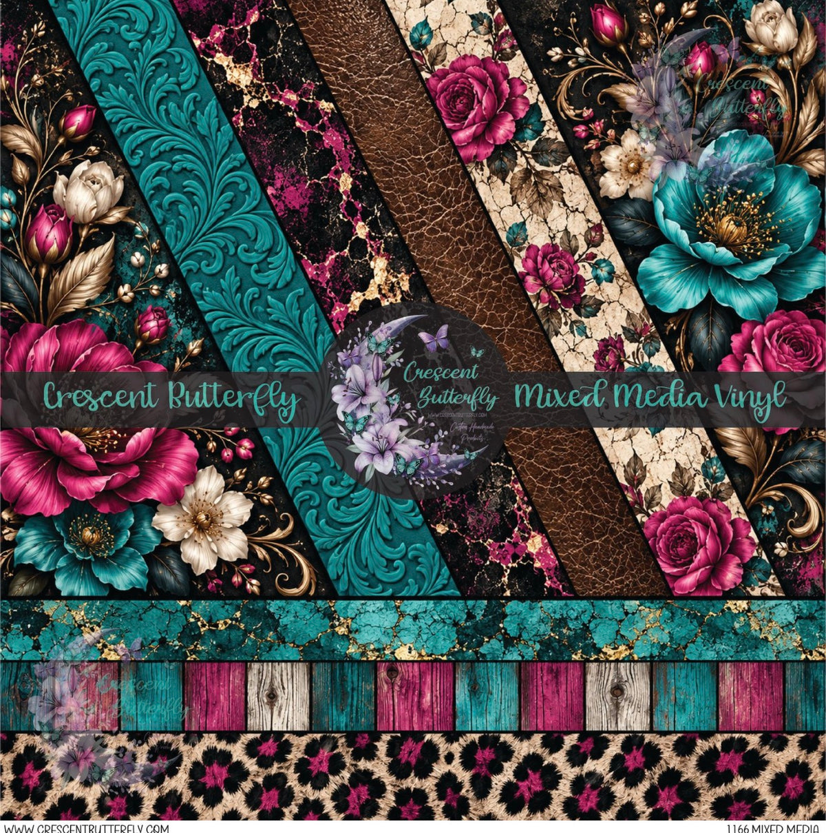 1166 Mixed Media Printed Vinyl Sheet/Wrap