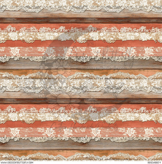 Rosewood 9 Printed Vinyl Sheet/Wrap
