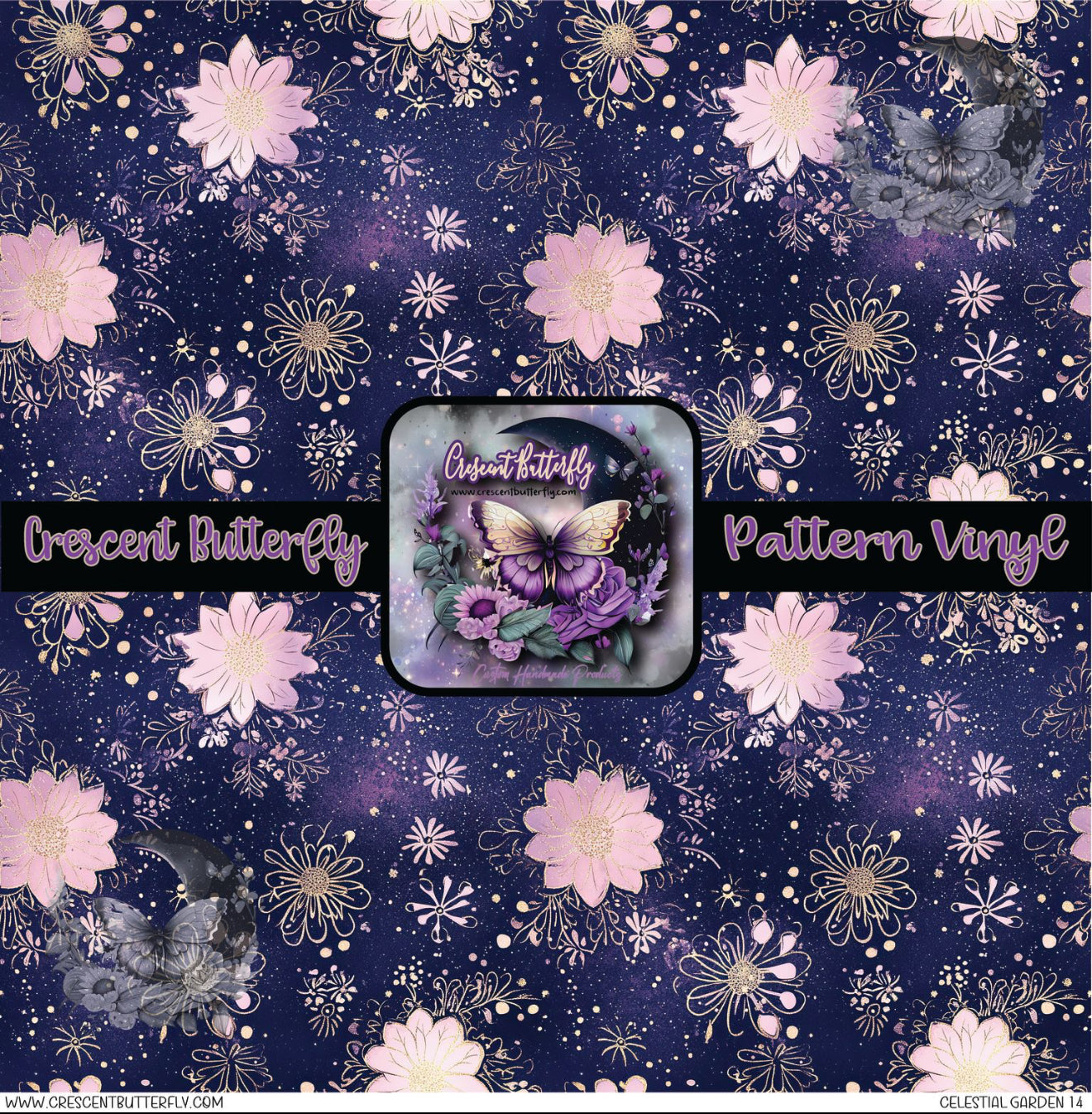 Celestial Garden 14 Printed Vinyl Sheet/Wrap