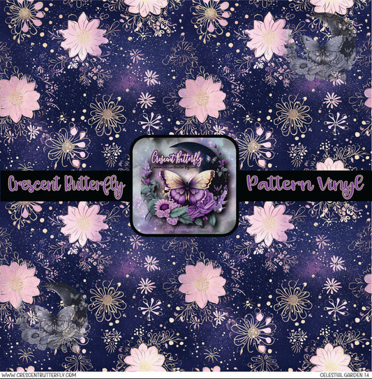 Celestial Garden 14 Printed Vinyl Sheet/Wrap