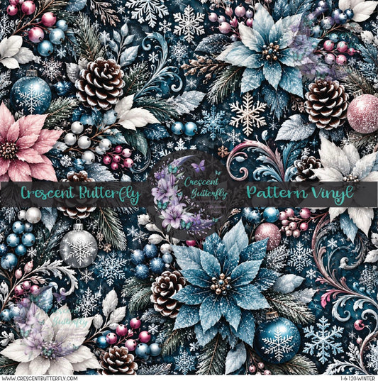 1-6-120-Winter Printed Vinyl Sheet/Wrap