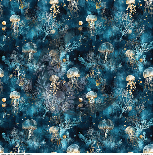 Jellyfish 3 Printed Vinyl Sheet/Wrap