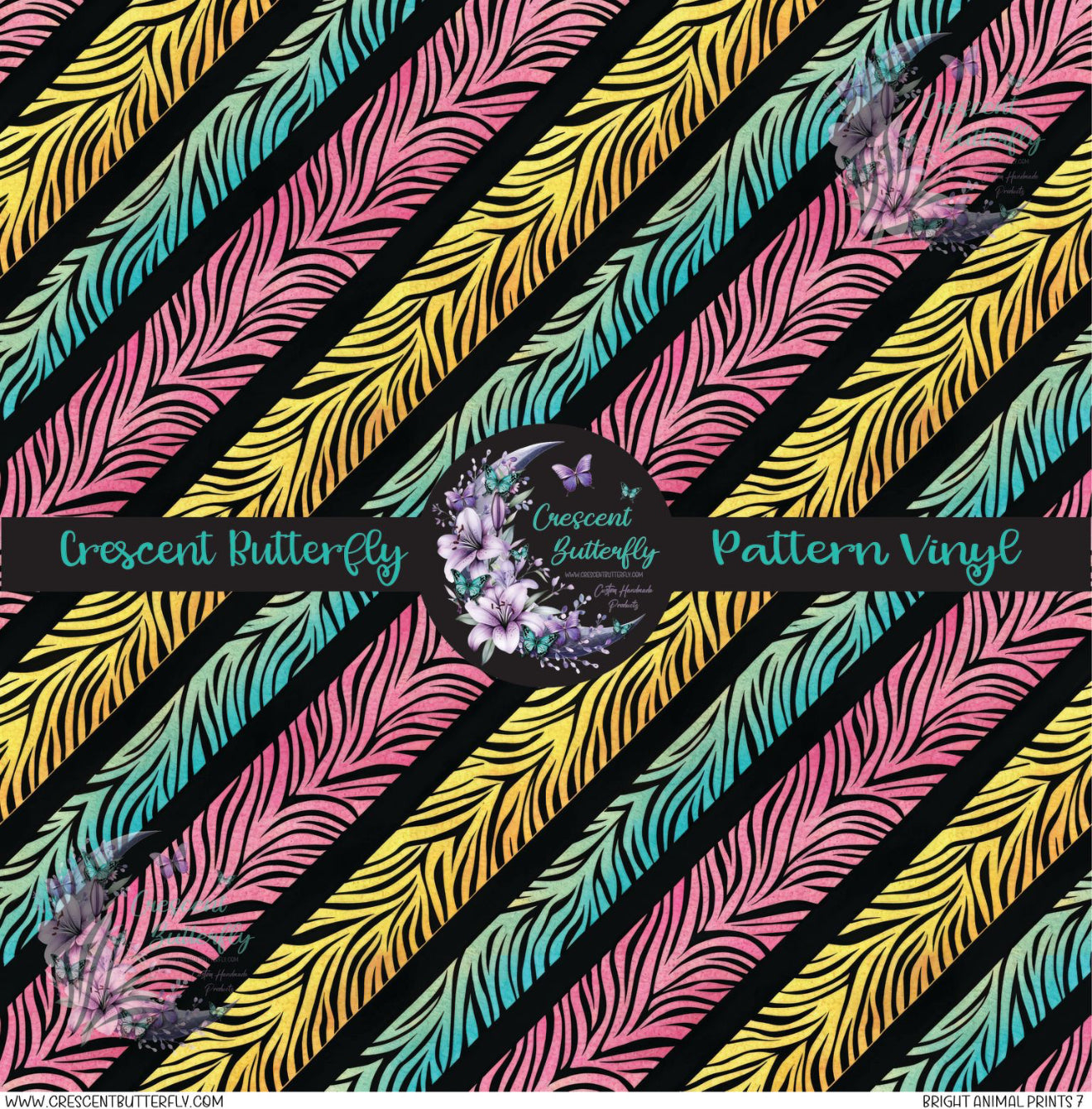 Bright Animal Prints 7 Printed Vinyl Sheet/Wrap
