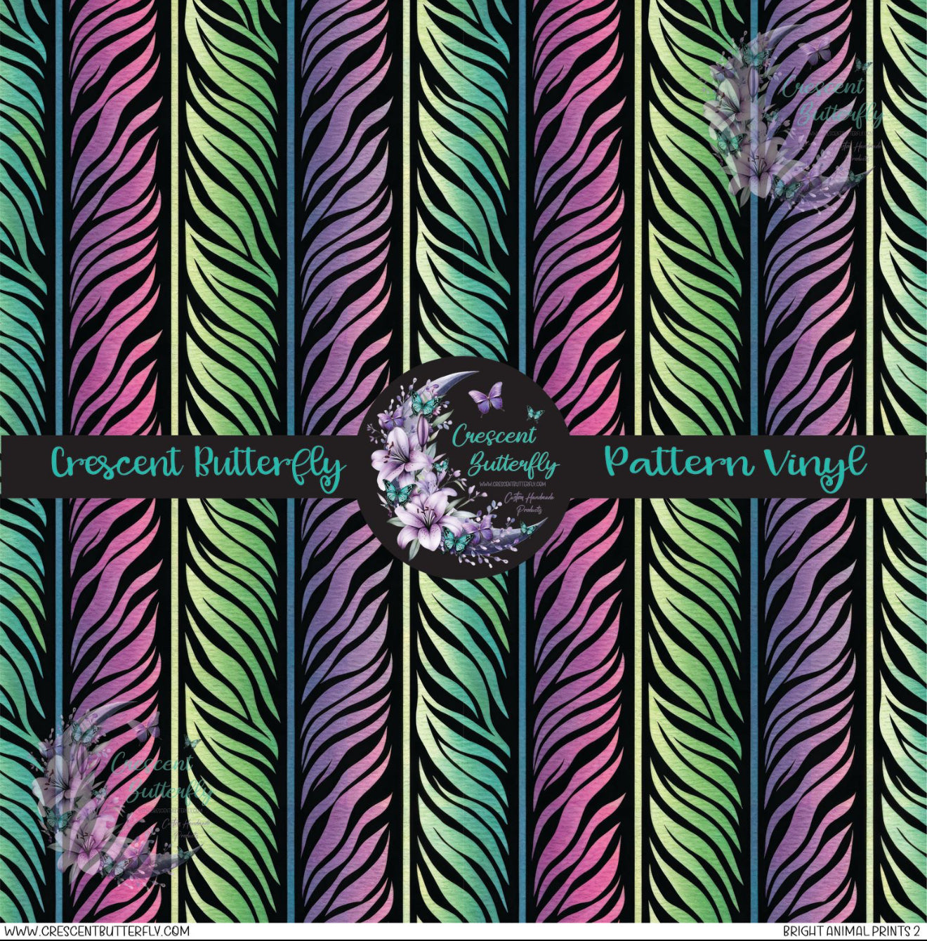 Bright Animal Prints 2 Printed Vinyl Sheet/Wrap