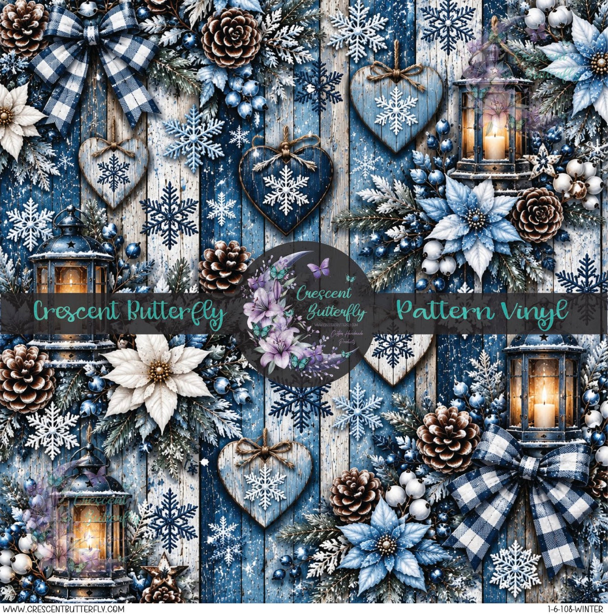 1-6-108-Winter Printed Vinyl Sheet/Wrap