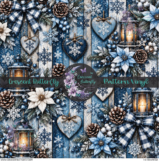1-6-108-Winter Printed Vinyl Sheet/Wrap