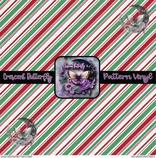 Red Green Christmas 4 Printed Vinyl Sheet/Wrap