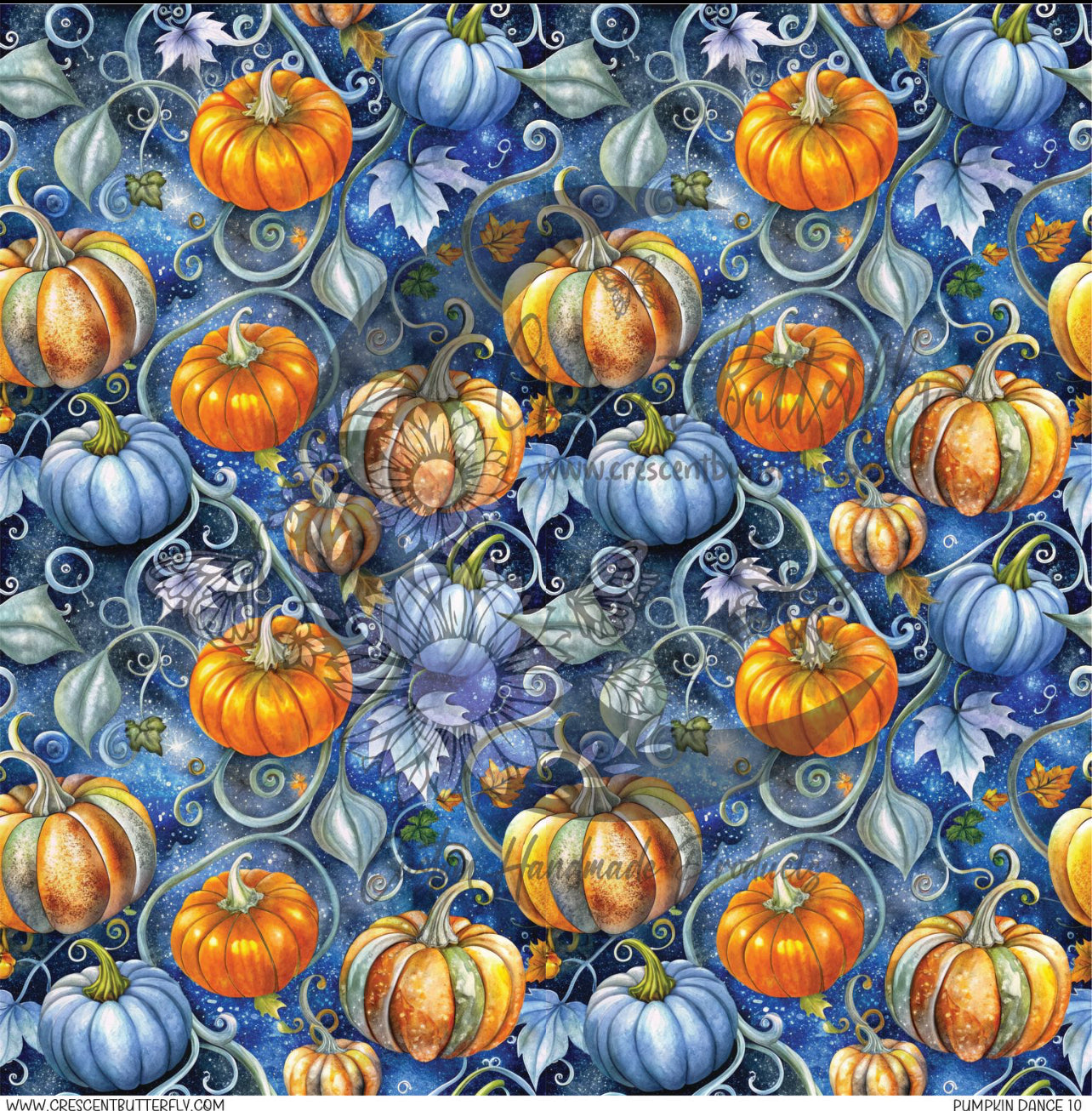 Pumpkin Dance 10 Printed Vinyl Sheet/Wrap