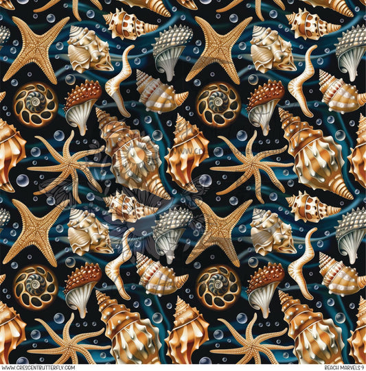 Beach Marvels 9 Printed Vinyl Sheet/Wrap