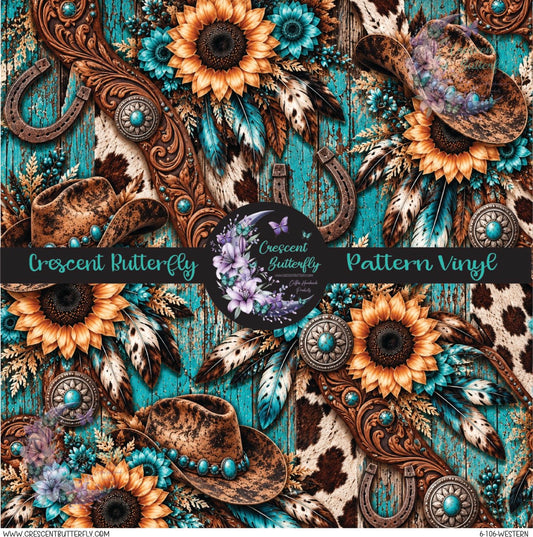 6-106-Western Printed Vinyl Sheet/Wrap