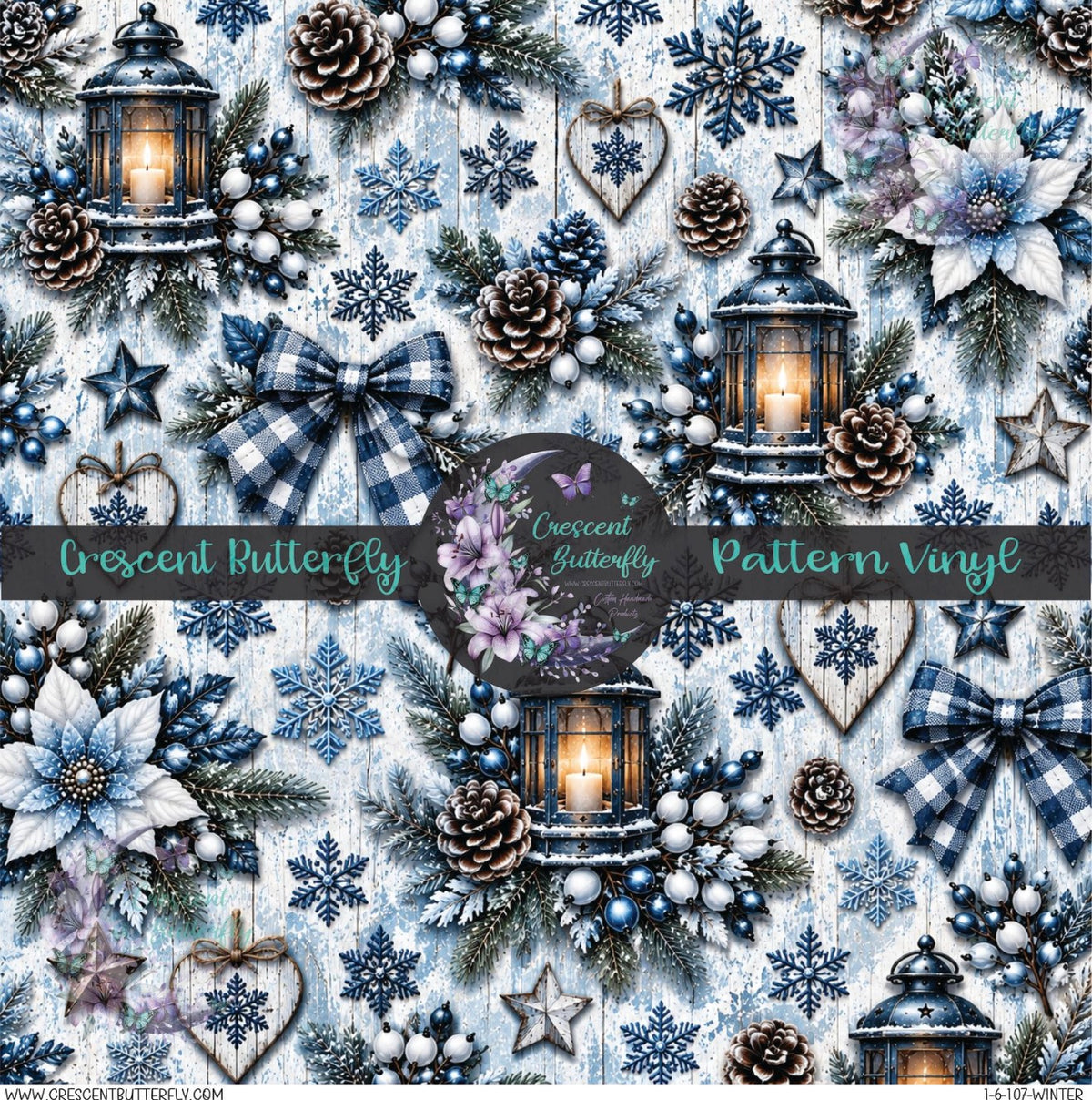 1-6-107-Winter Printed Vinyl Sheet/Wrap
