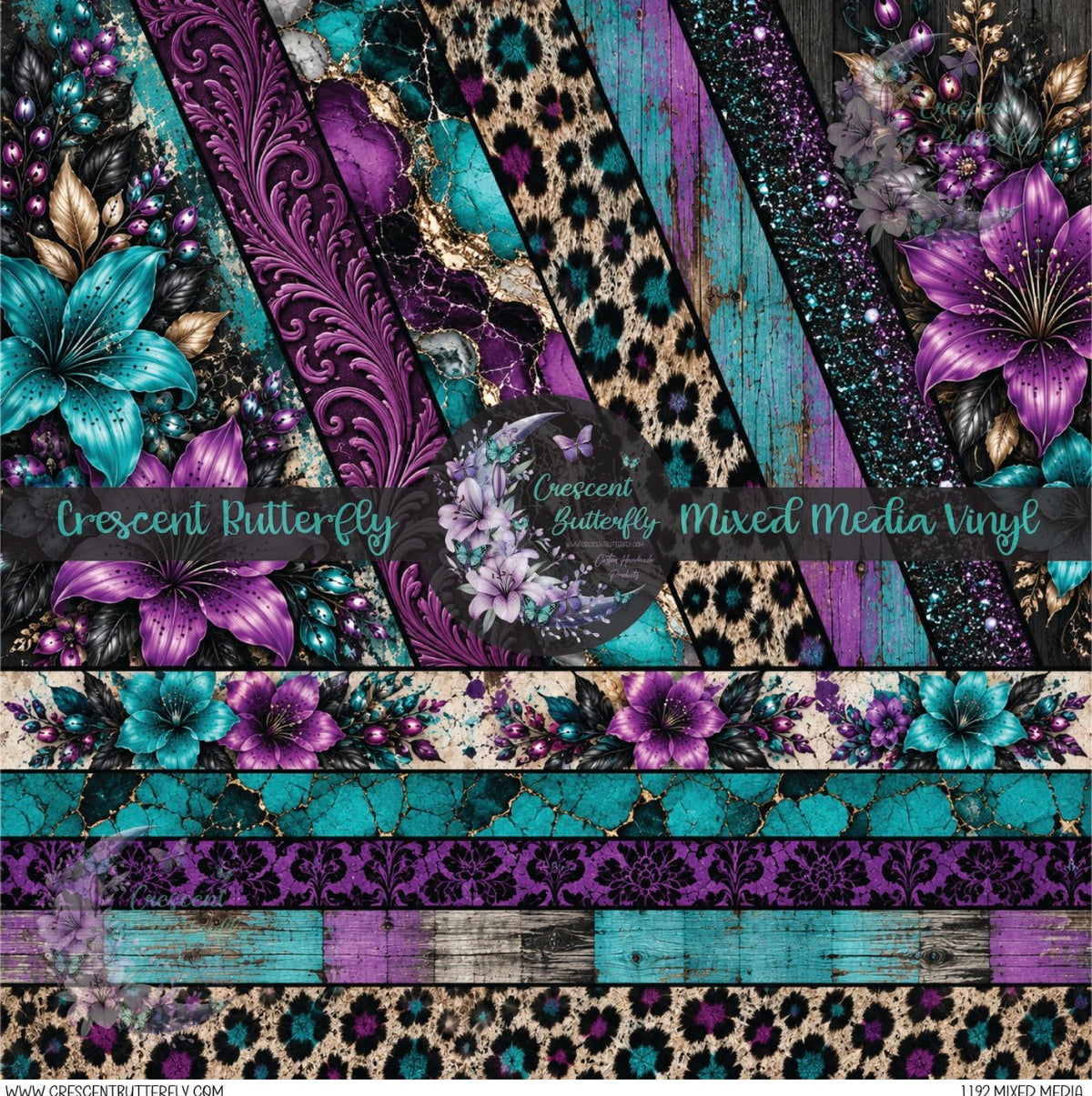 1192 Mixed Media Printed Vinyl Sheet/Wrap