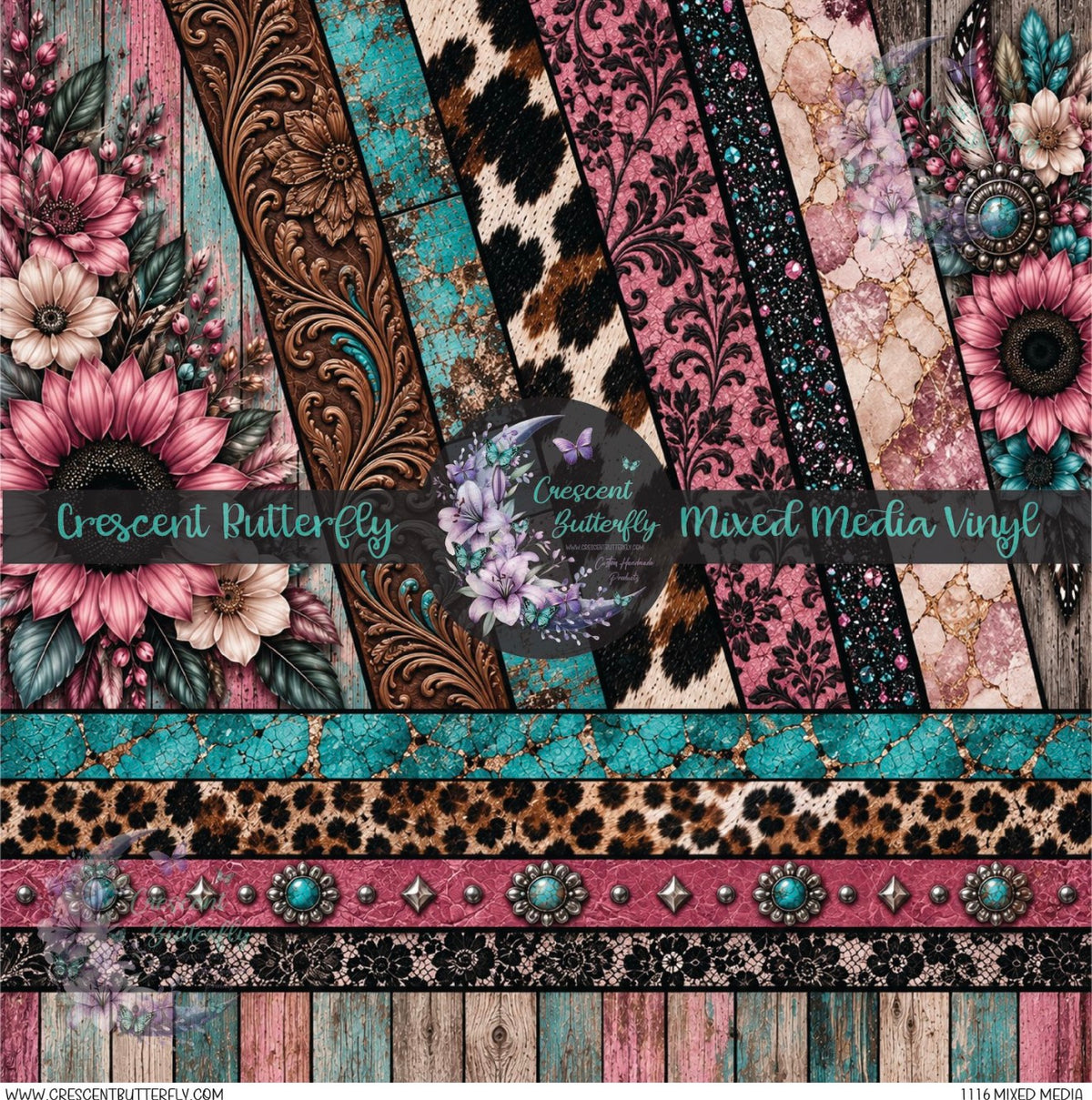 1116 Mixed Media Printed Vinyl Sheet/Wrap