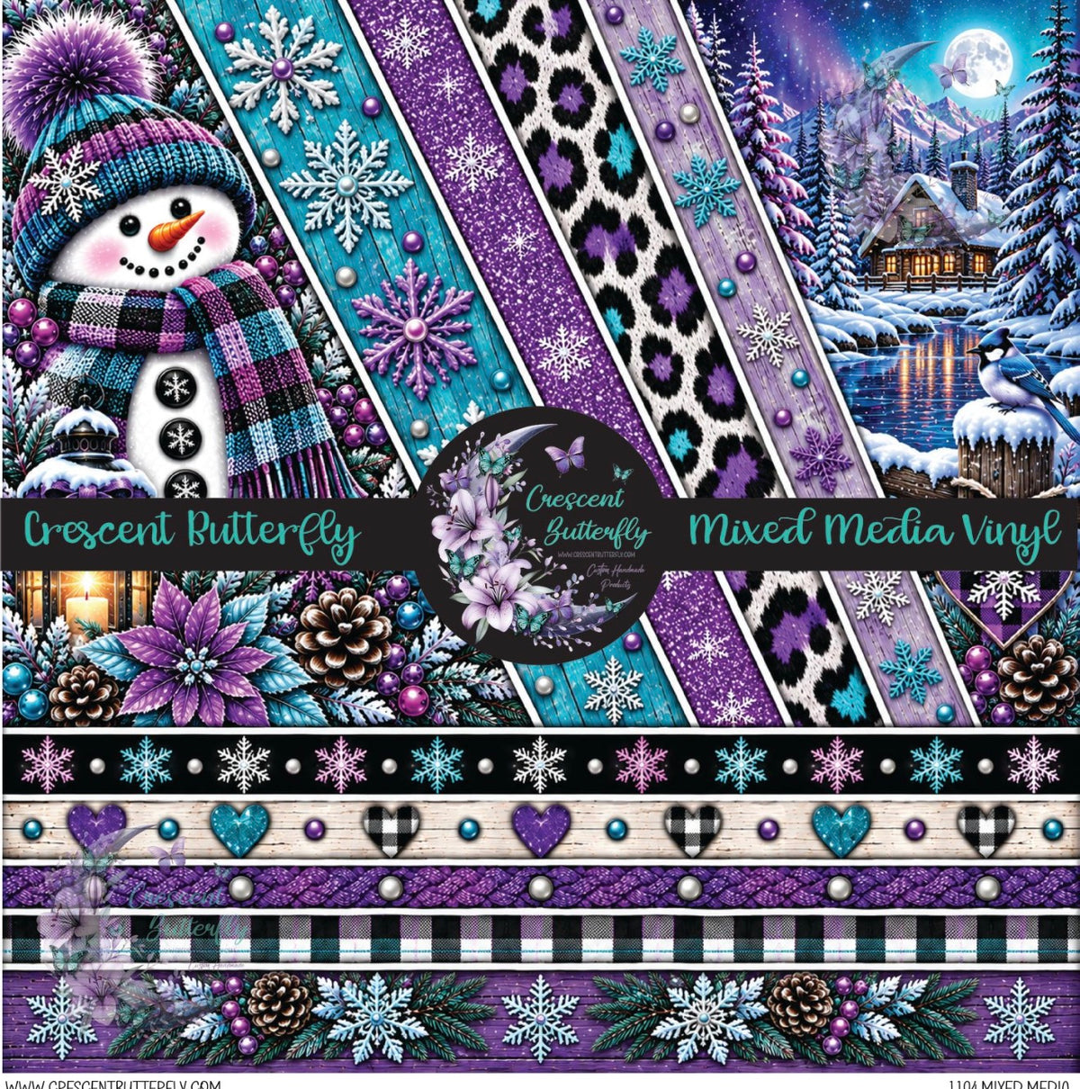 1104 Mixed Media Printed Vinyl Sheet/Wrap