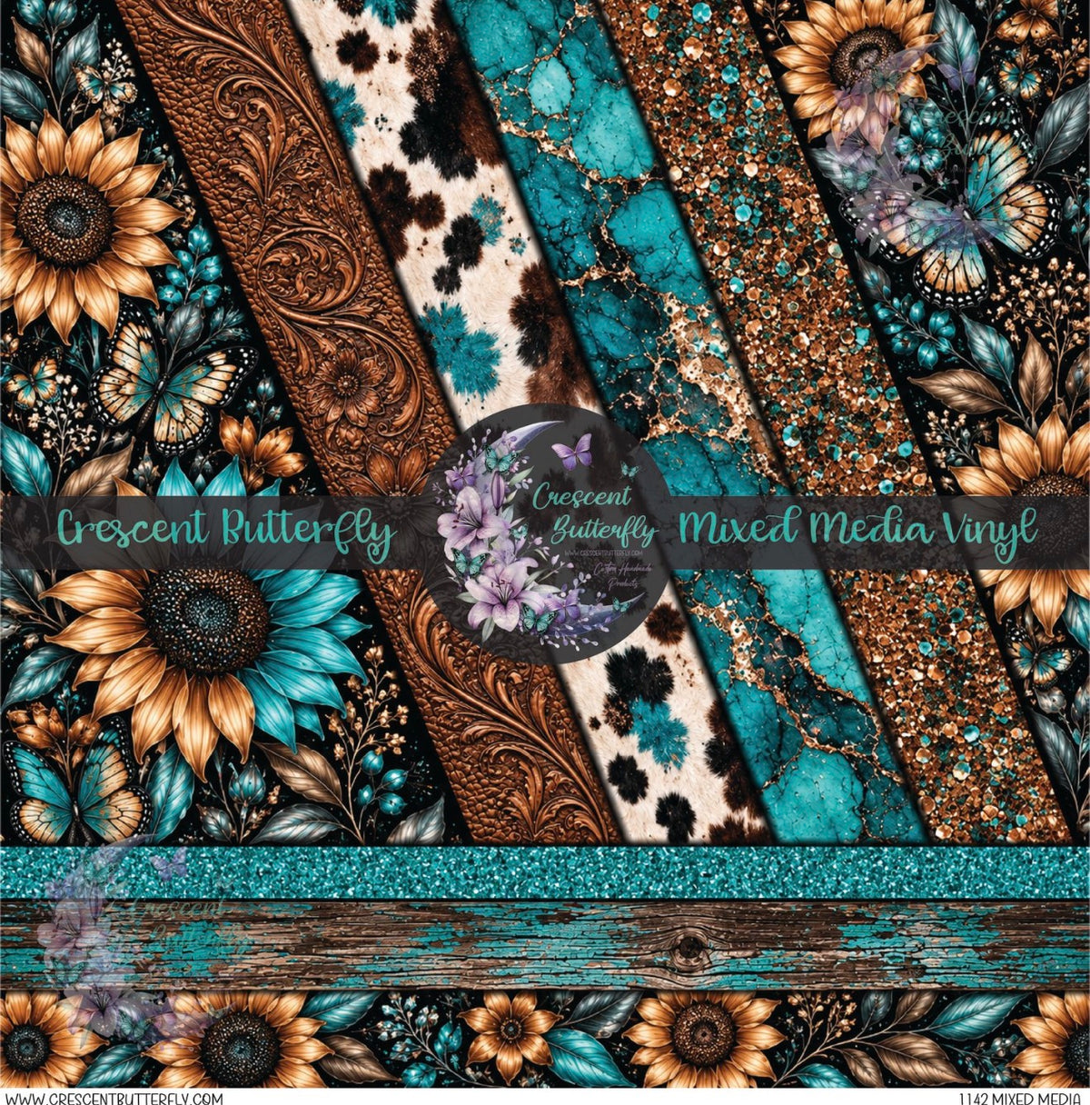 1142 Mixed Media Printed Vinyl Sheet/Wrap