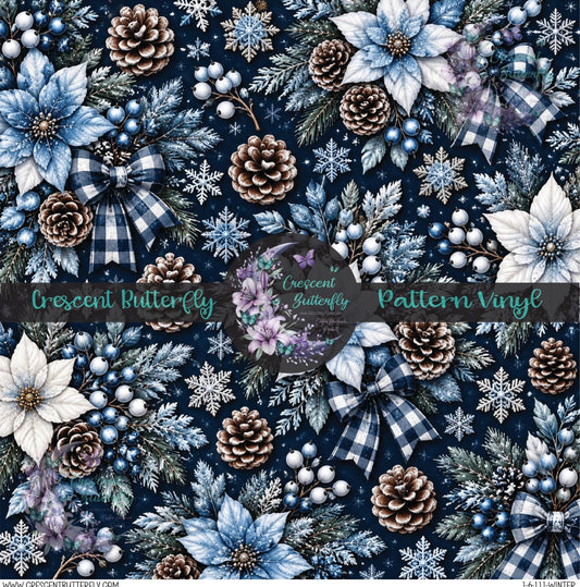 1-6-111-Winter Printed Vinyl Sheet/Wrap