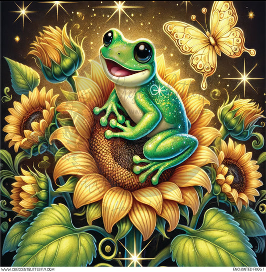 Enchanted Frog 1 Printed Vinyl Sheet/Wrap
